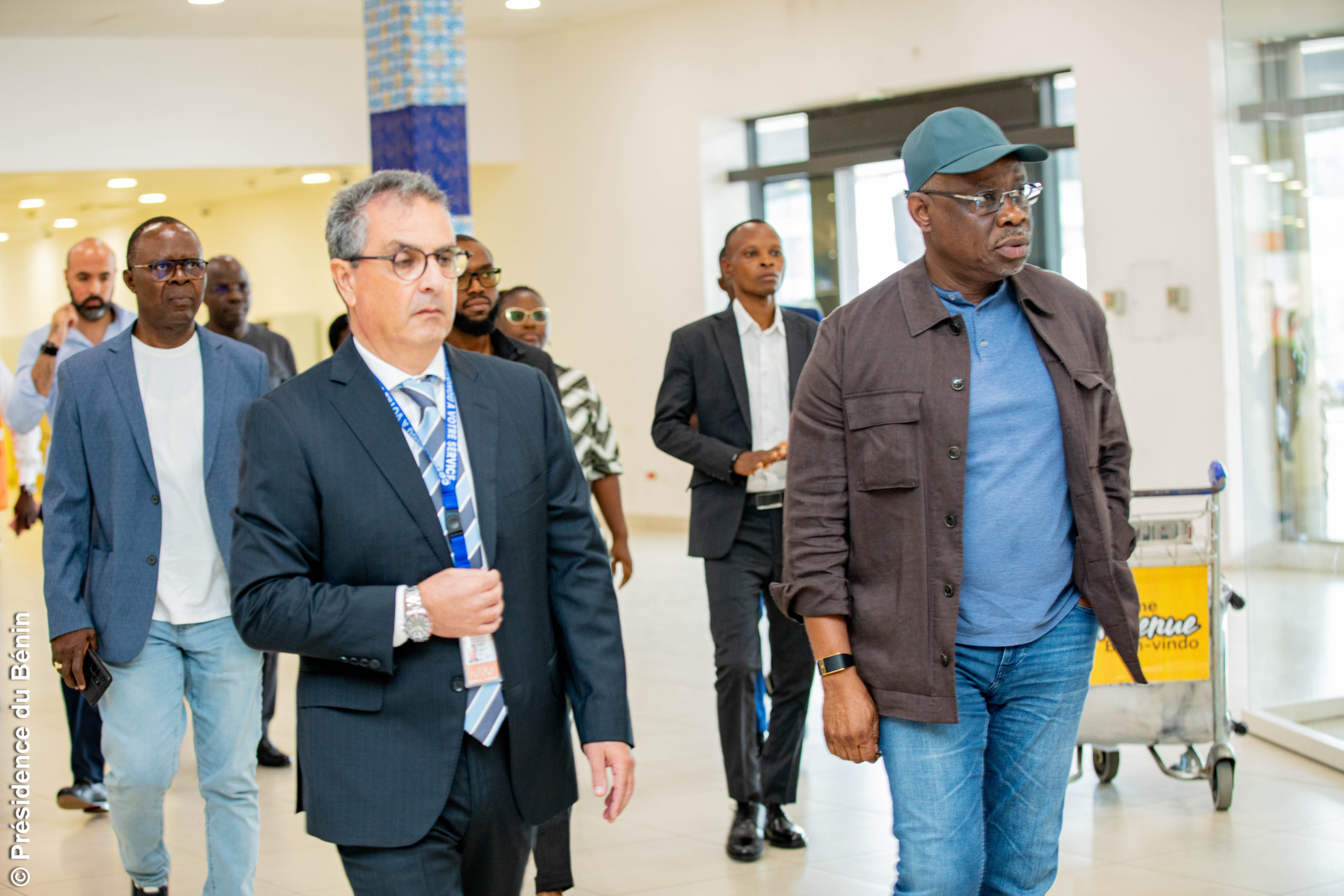 Transports aériens au Bénin : José TONATO en visite à l'aéroport de Cotonou et à l'ASECNA