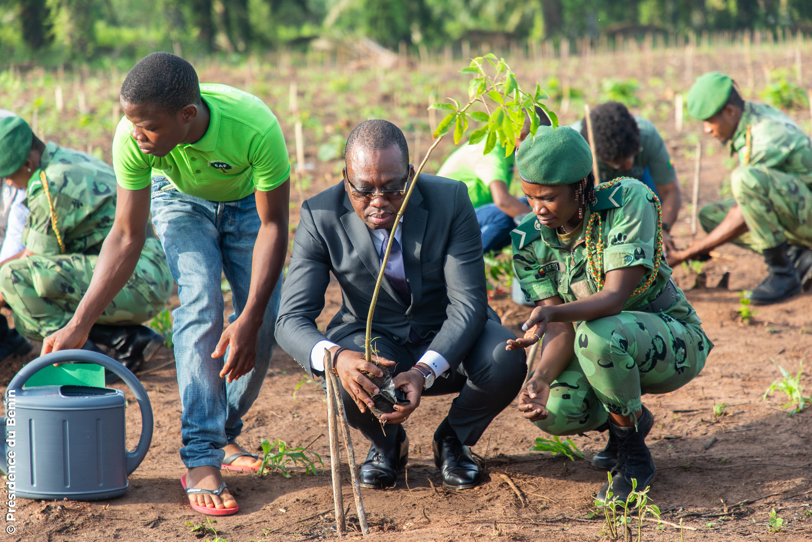 42e Journée nationale de l'Arbre : à Tori-Bossito, les enfants s'engagent pour les forêts