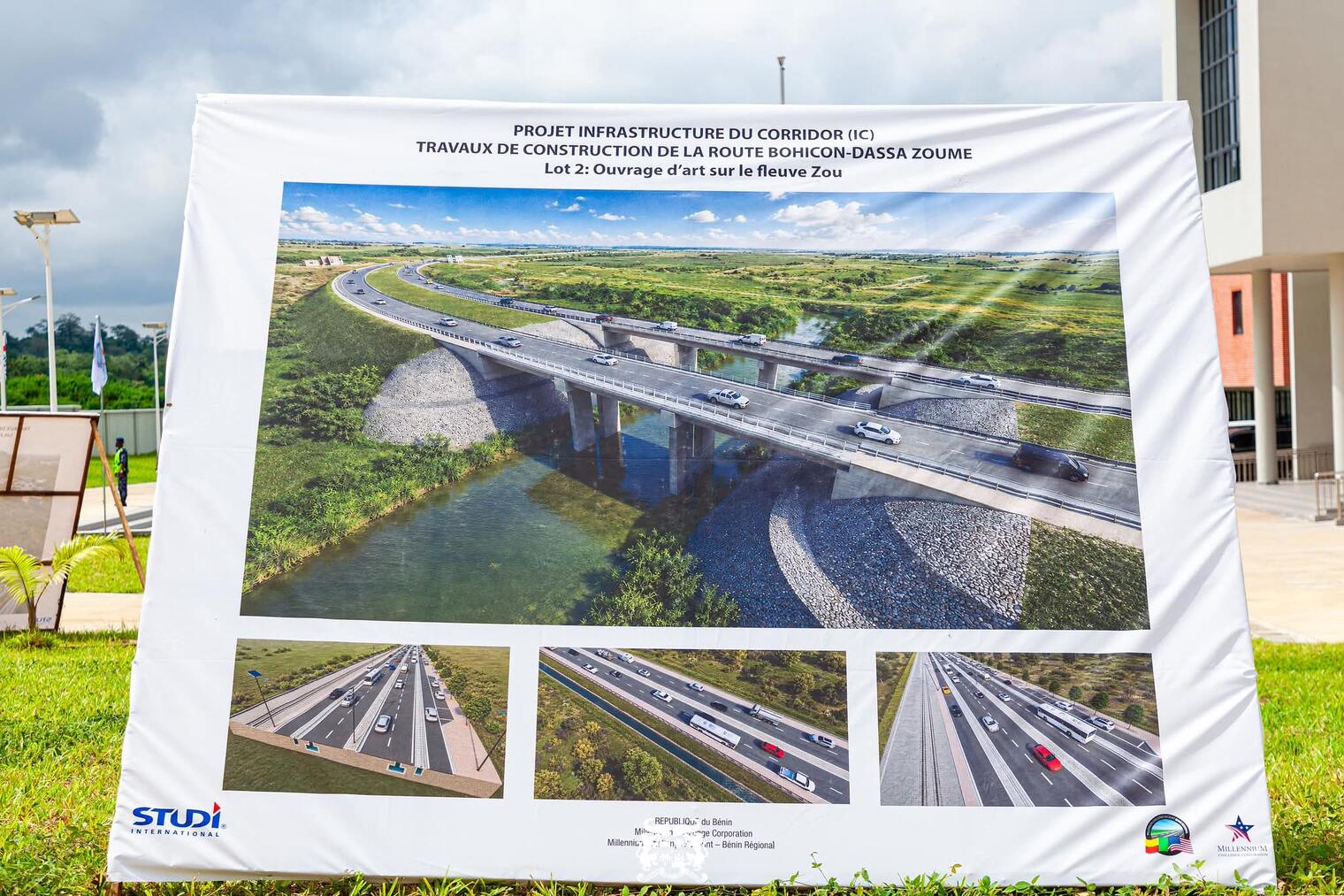 Route Setto-Dassa-Zoumè : le Gouvernement et le MCC lancent un chantier de 164,4 milliards FCFA
